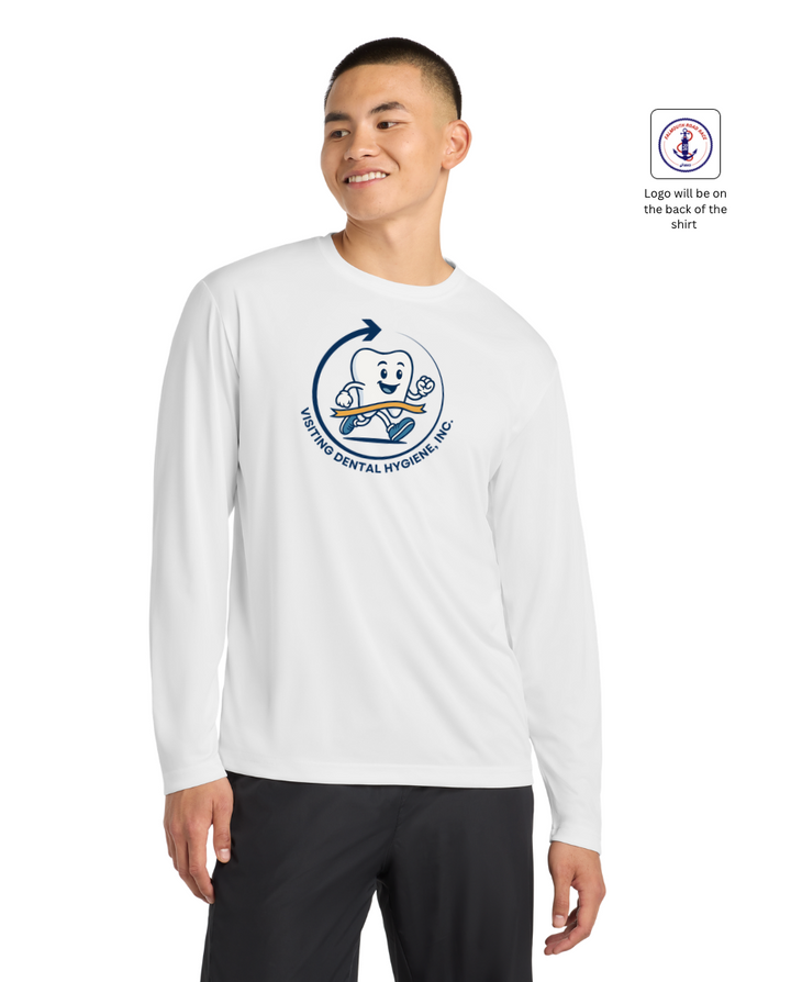 Visiting Dental Hygiene, Inc. FRR - Adult Long Sleeve Performance Tee (ST350LS)