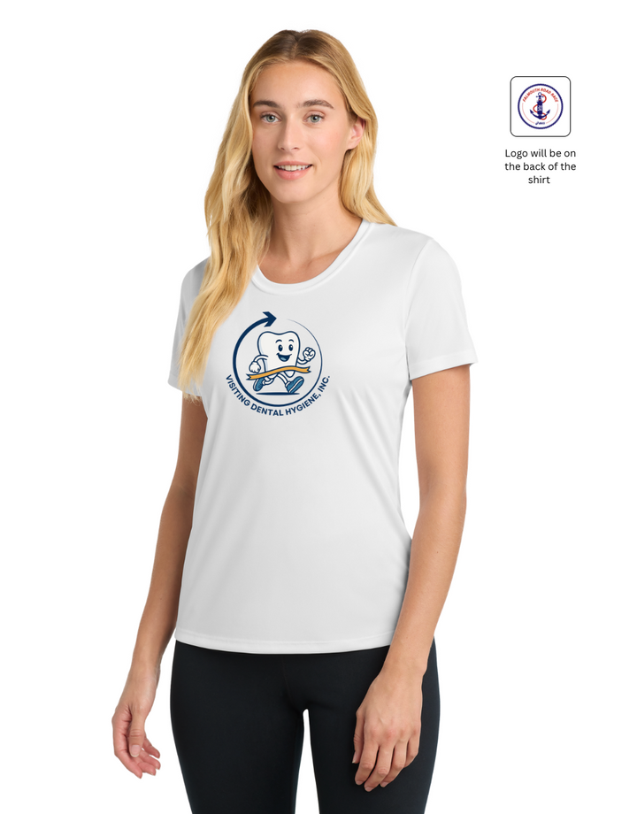 Visiting Dental Hygiene, Inc. FRR - Camiseta deportiva para mujer (LST350) 