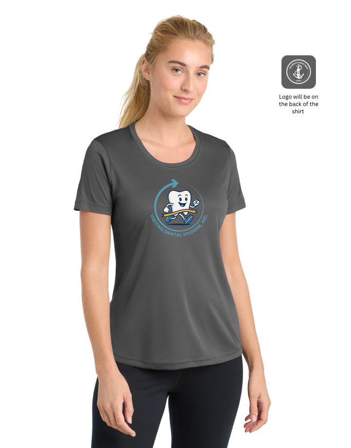 Visiting Dental Hygiene, Inc. FRR - Camiseta deportiva para mujer (LST350) 