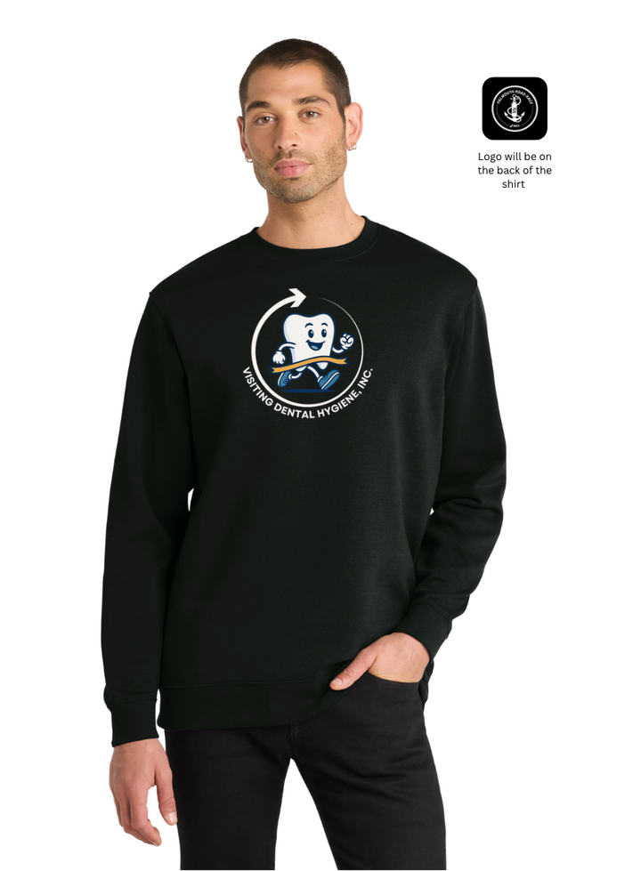 Visiting Dental Hygiene, Inc. FRR - Unisex Fleece Crewneck Sweatshirt (DT6104)