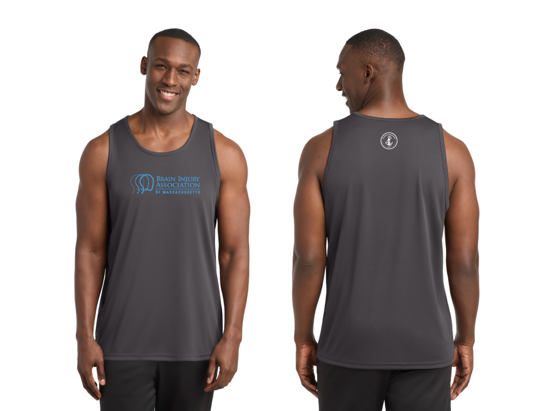Impact Running Club - Camiseta de tirantes para competición masculina (ST356)