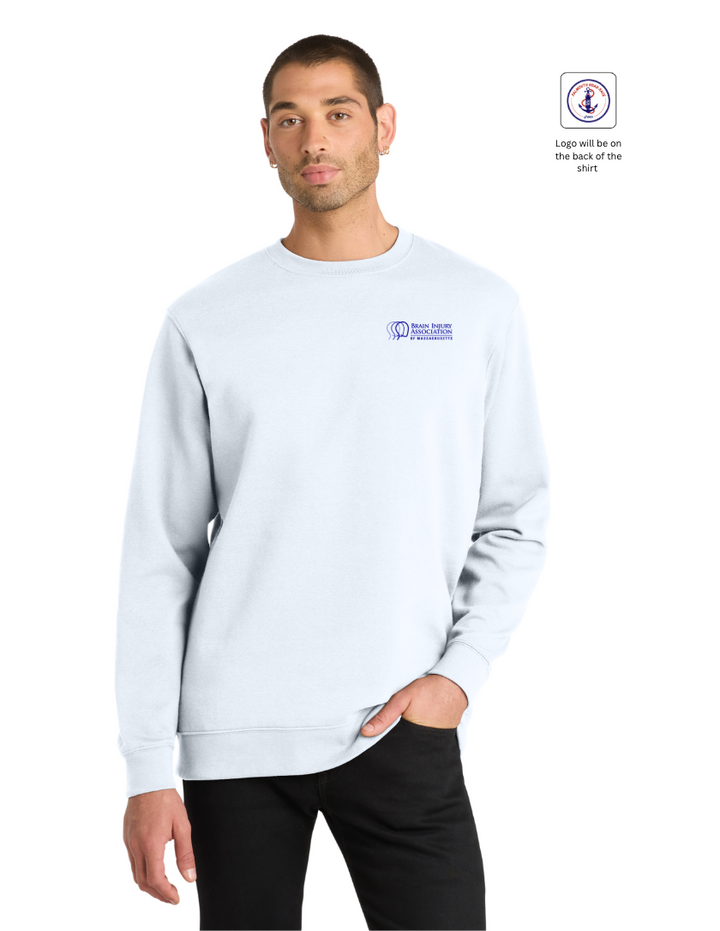 Fundación para el Aneurisma Cerebral (FRR) - Sudadera unisex de cuello redondo de polar (DT6104)