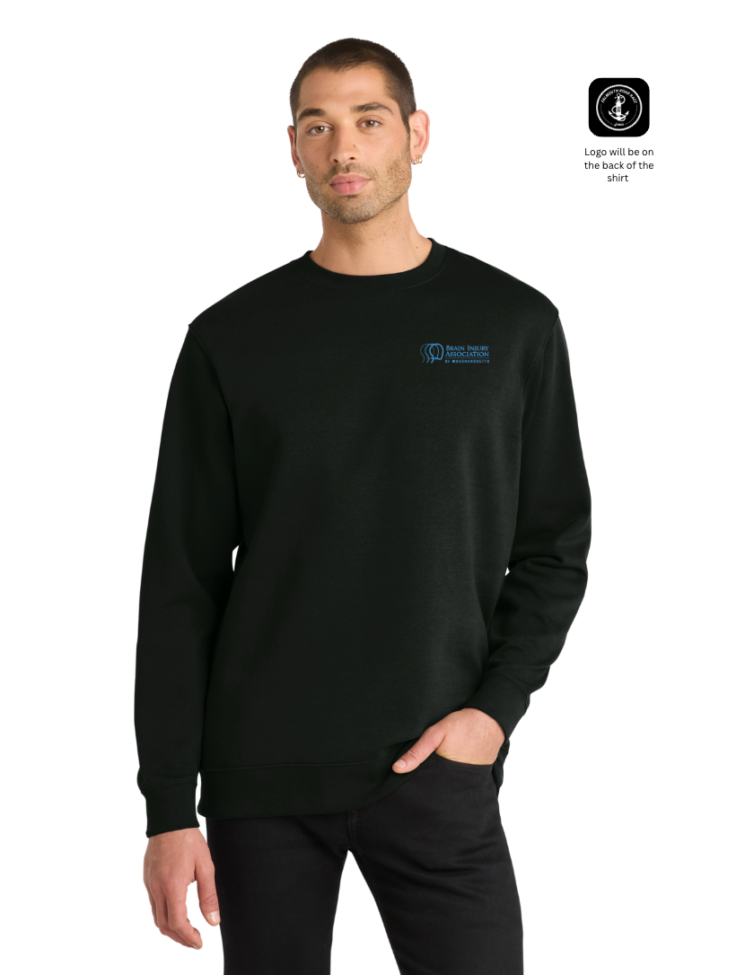 Fundación para el Aneurisma Cerebral (FRR) - Sudadera unisex de cuello redondo de polar (DT6104)