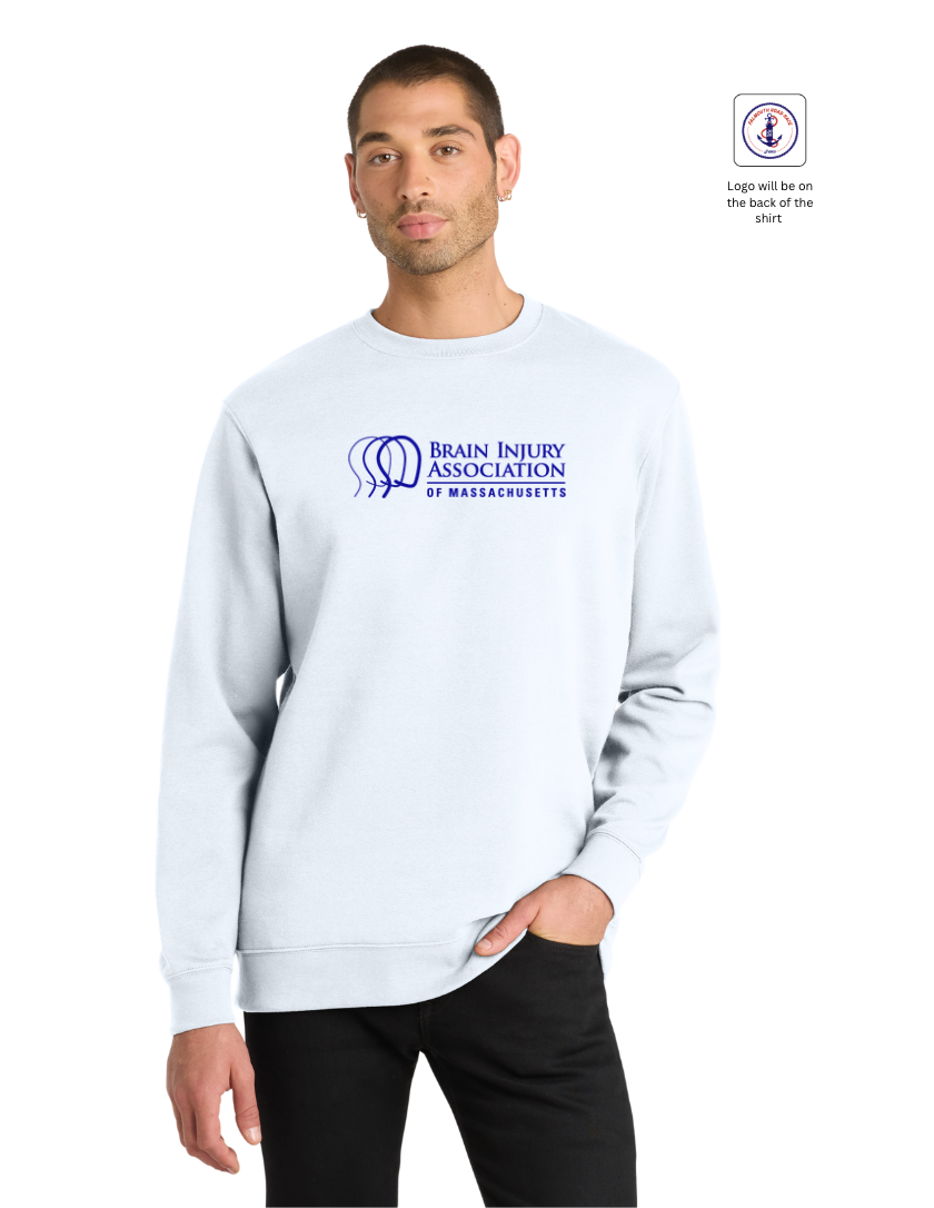 Fundación para el Aneurisma Cerebral (FRR) - Sudadera unisex de cuello redondo de polar (DT6104)