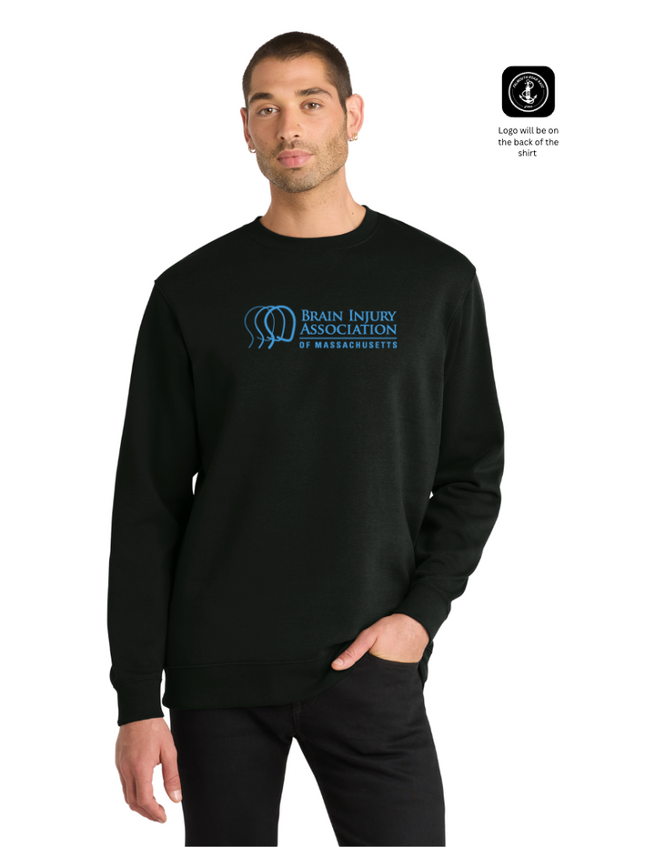 Fundación para el Aneurisma Cerebral (FRR) - Sudadera unisex de cuello redondo de polar (DT6104)