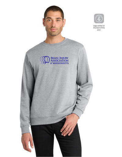 Fundación para el Aneurisma Cerebral (FRR) - Sudadera unisex de cuello redondo de polar (DT6104)