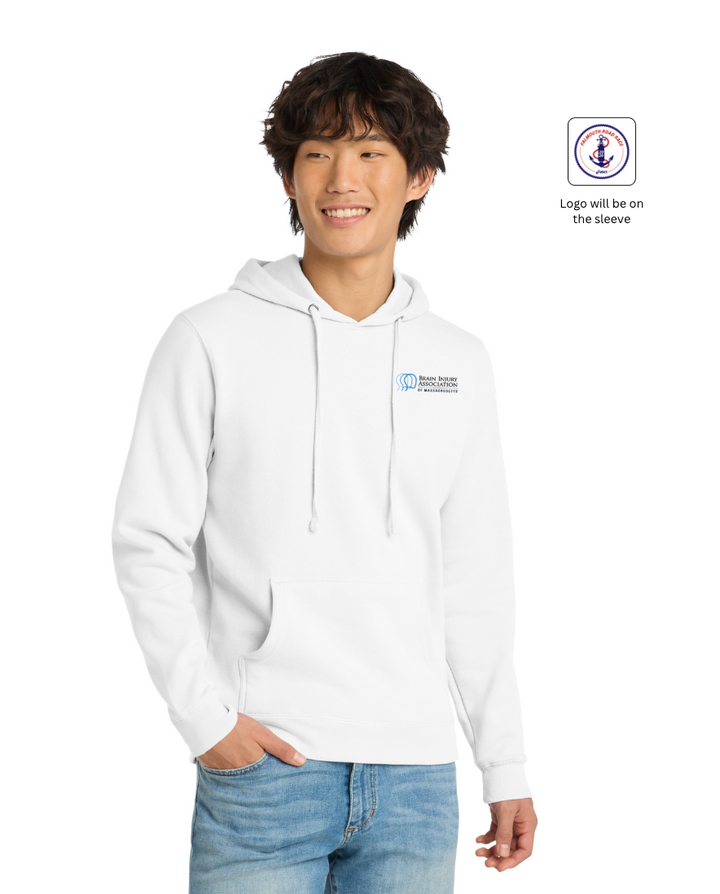Sudadera con capucha y logo Nike Club Fleece Sleeve del equipo Bishop Fenwick XC (NKDR1499)