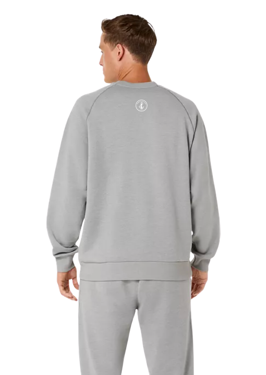 Visiting Dental Hygiene, Inc. FRR - ASICS Unisex Fleece Crewneck Sweatshirt Grey Heather (2031F469)