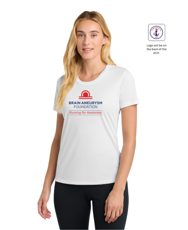 Camiseta de rendimiento para mujer de la Fundación para el Aneurisma Cerebral (FRR) (LST350) 