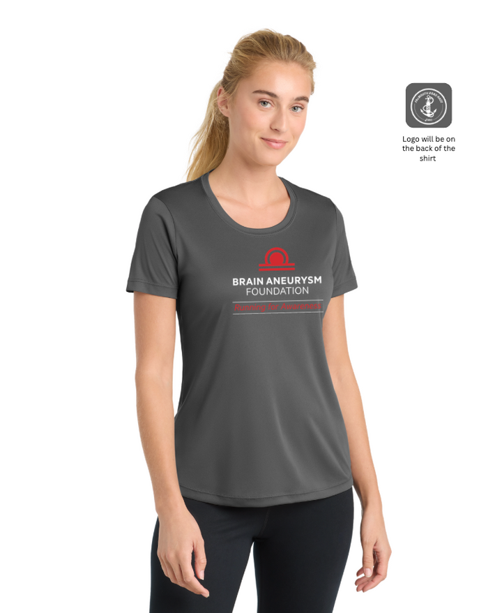 Camiseta de rendimiento para mujer de la Fundación para el Aneurisma Cerebral (FRR) (LST350) 