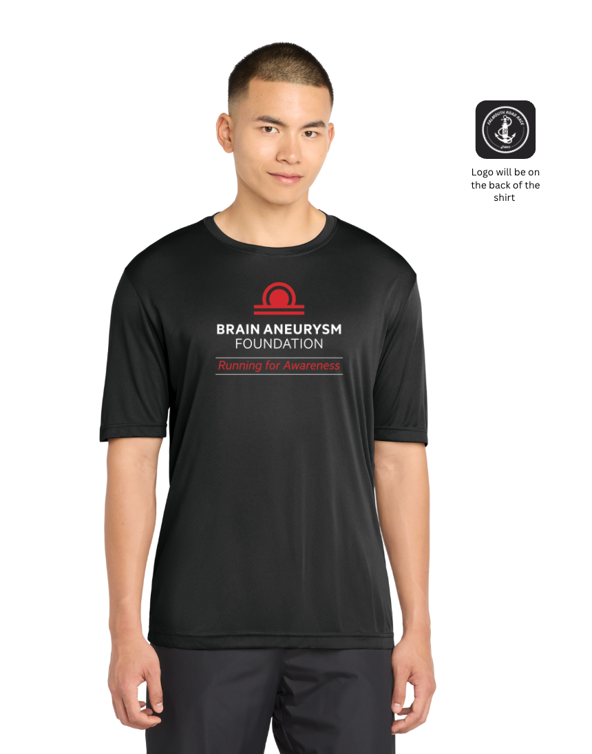 Camiseta de rendimiento para hombre de la Fundación para el Aneurisma Cerebral (FRR) (ST350) 