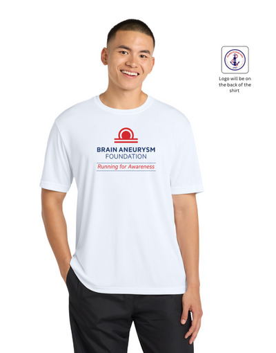 Camiseta de rendimiento para hombre de la Fundación para el Aneurisma Cerebral (FRR) (ST350) 
