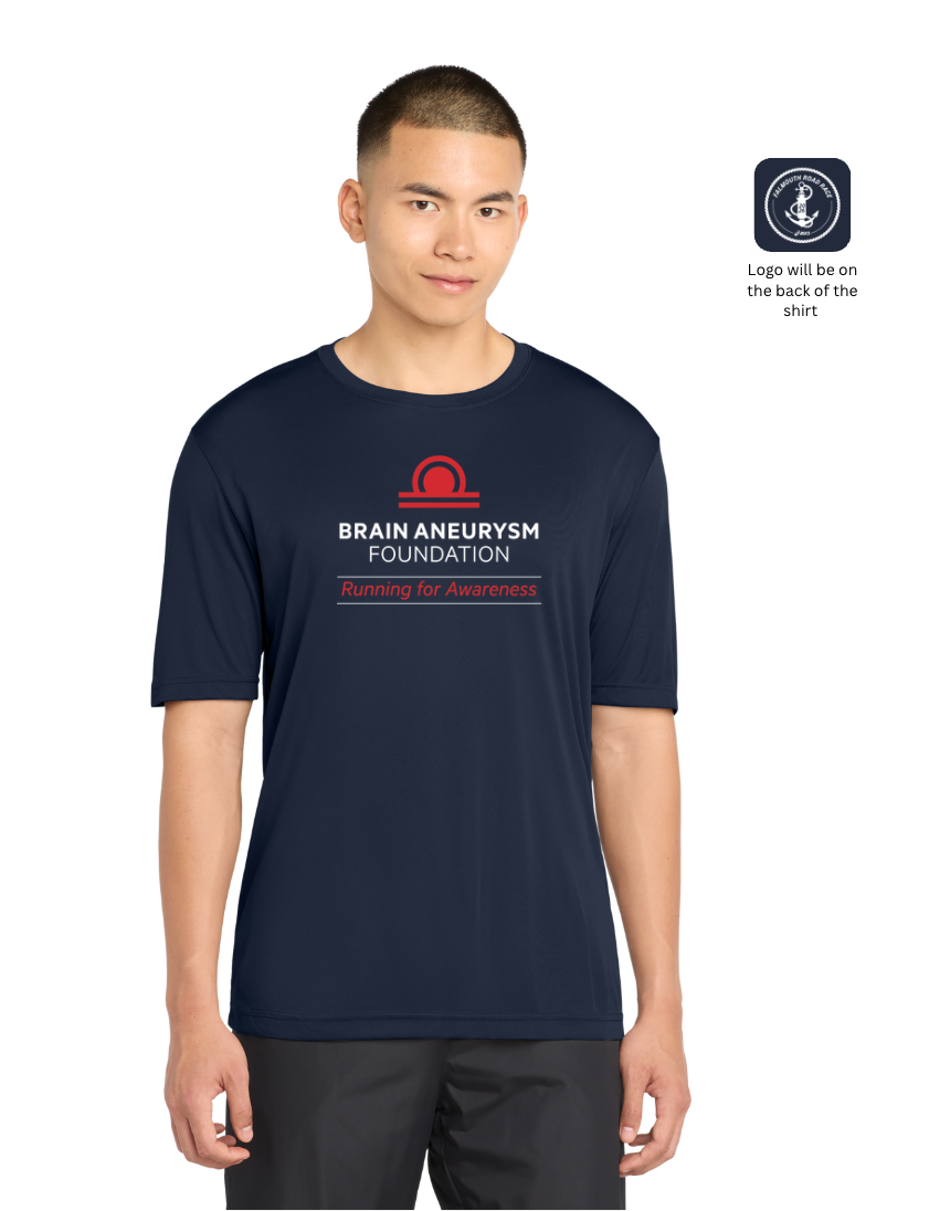 Camiseta de rendimiento para hombre de la Fundación para el Aneurisma Cerebral (FRR) (ST350) 