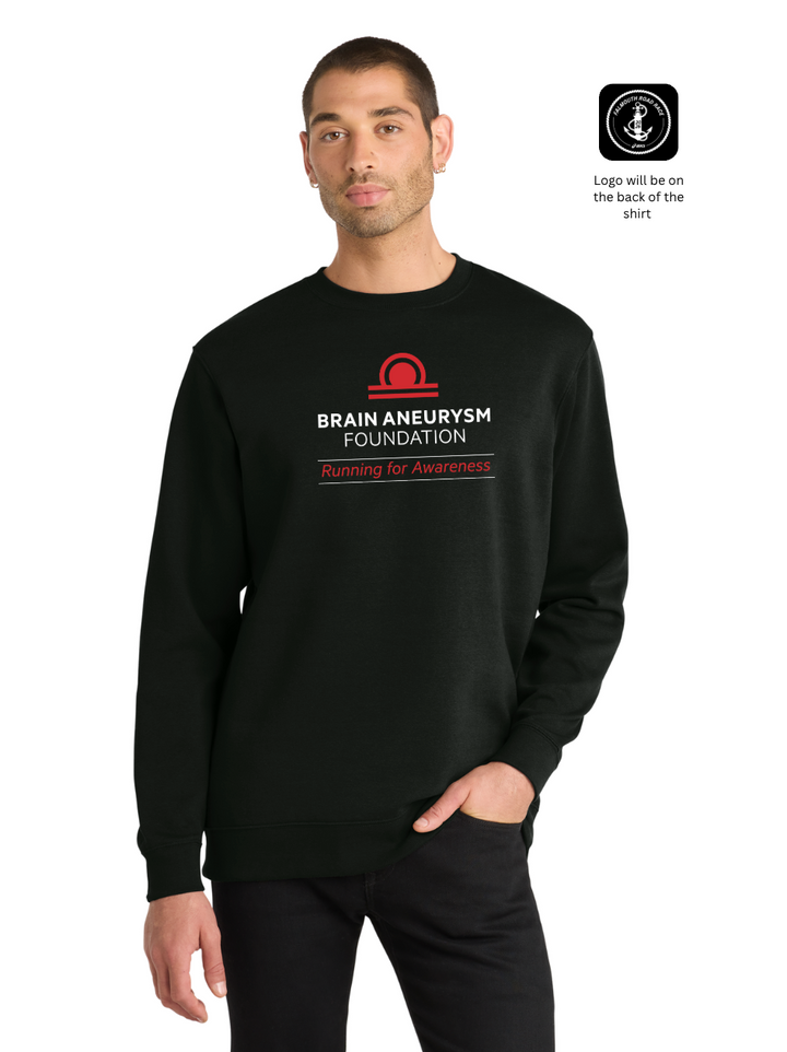 Brain Aneurysm Foundation FRR - Unisex Fleece Crewneck Sweatshirt (DT6104)