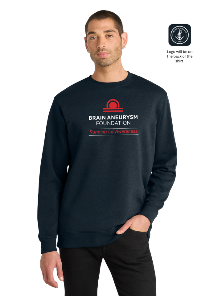 Brain Aneurysm Foundation FRR - Unisex Fleece Crewneck Sweatshirt (DT6104)