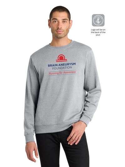 Fundación para el Aneurisma Cerebral (FRR) - Sudadera unisex de cuello redondo de polar (DT6104)