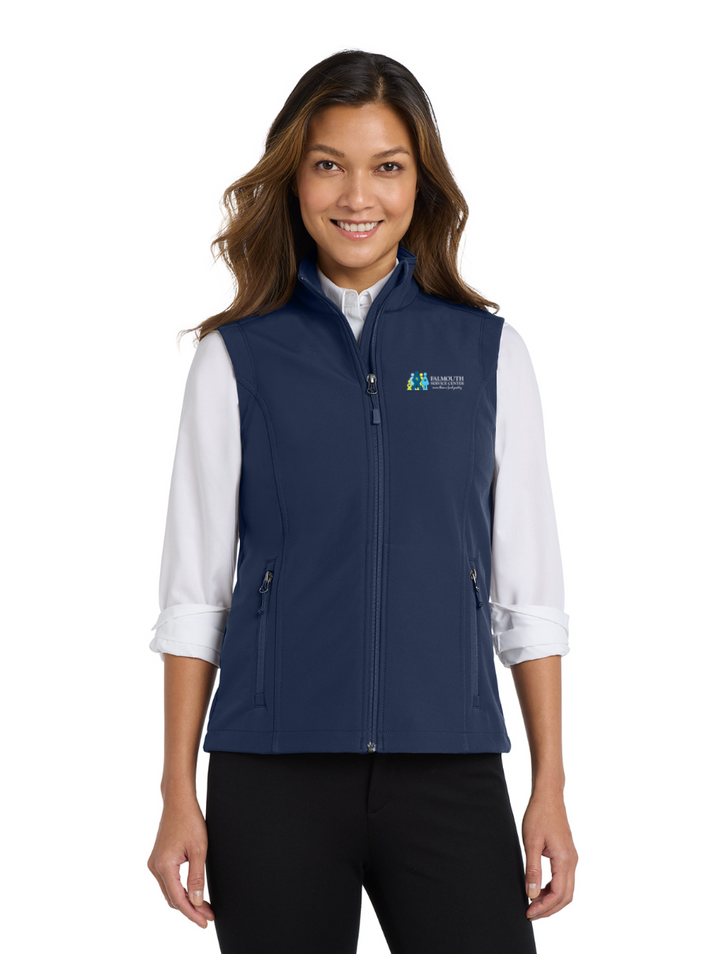 Falmouth Service Center - Women's Core Soft Shell Vest (L325)