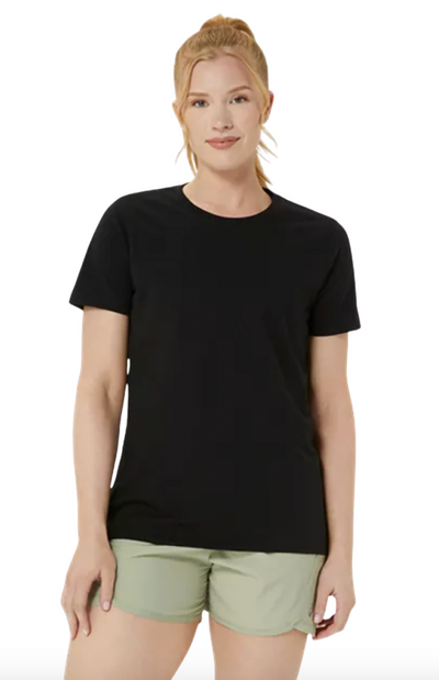 ASICS Women's PR Poly Cotton Short Sleeve Tee Black (2012D014)
