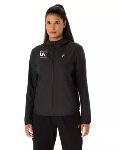 2027 ASICS Los Angeles Marathon-ASICS Women's Silver Jacket Black (2012D148) (LA27-08)