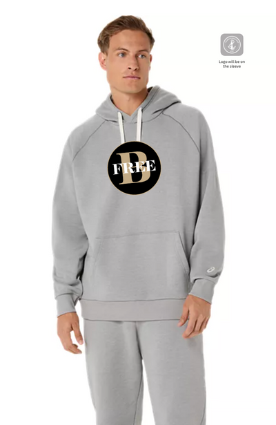 Visiting Dental Hygiene, Inc. FRR - Sudadera con capucha unisex de forro polar ASICS, gris jaspeado (2031F470)