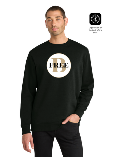Fundación para el Aneurisma Cerebral (FRR) - Sudadera unisex de cuello redondo de polar (DT6104)