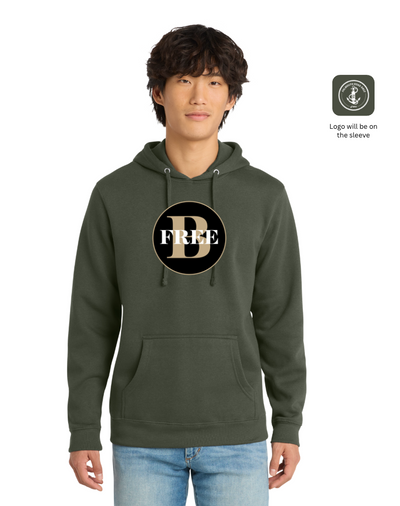 Sudadera con capucha y logo Nike Club Fleece Sleeve del equipo Bishop Fenwick XC (NKDR1499)