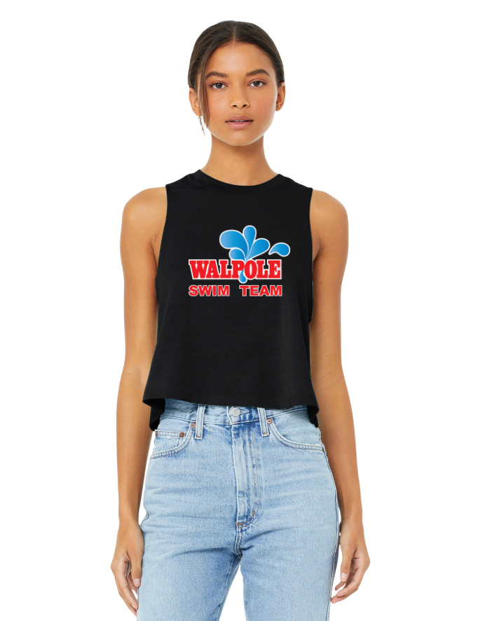 Walpole Swim - Women’s Racerback Cropped Tank (BC6682)
