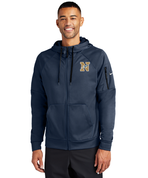 Needham Track and Field- Nike Therma-FIT Pocket Full-Zip Fleece Hoodie (NKFD9859)