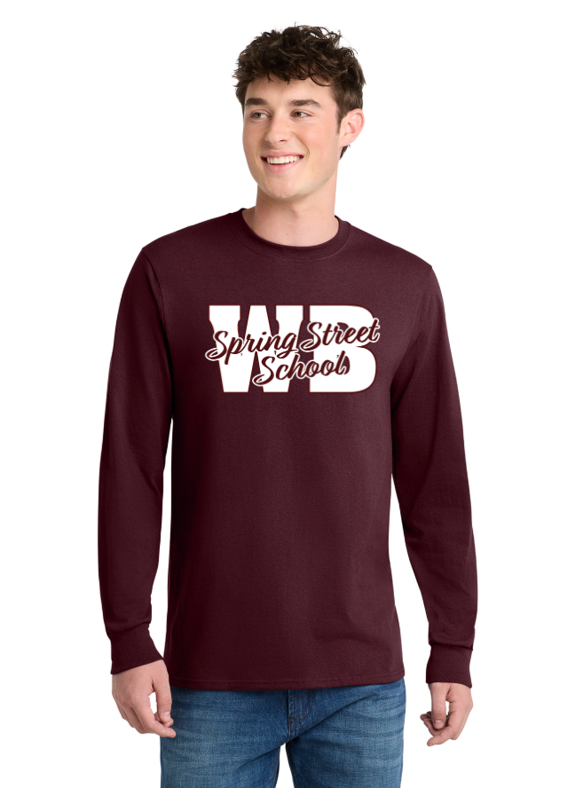 Spring Street School-Long Sleeve Core Blend Tee (PC55LS)