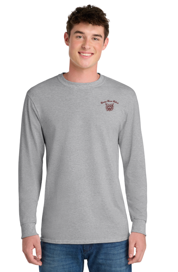 Spring Street School-Long Sleeve Core Blend Tee (PC55LS)
