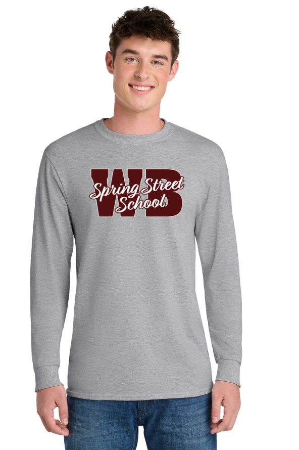 Spring Street School-Long Sleeve Core Blend Tee (PC55LS)