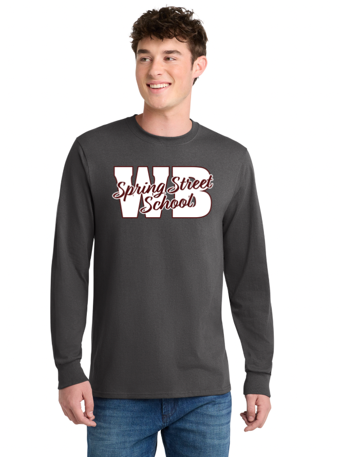 Spring Street School-Long Sleeve Core Blend Tee (PC55LS)