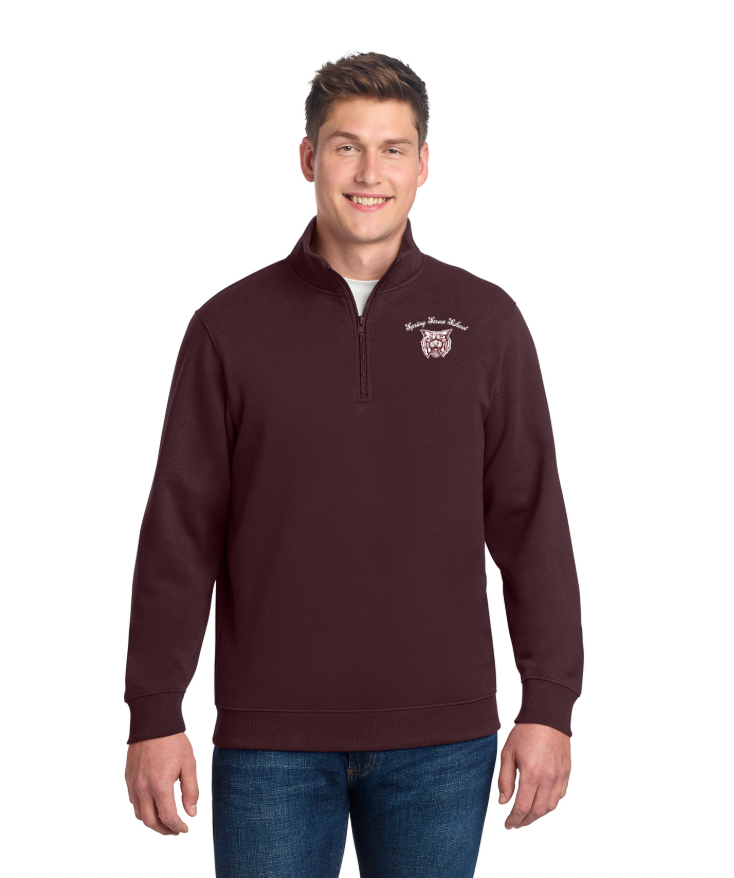Spring Street School- 1/4-Zip Sweatshirt (ST253)