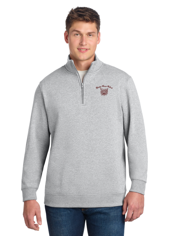 Spring Street School- 1/4-Zip Sweatshirt (ST253)