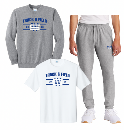 West Springfield Track and Field- Team Kit (PC90/Athletic Heather, PC78SP/ Athletic Heather , PC380/ White)