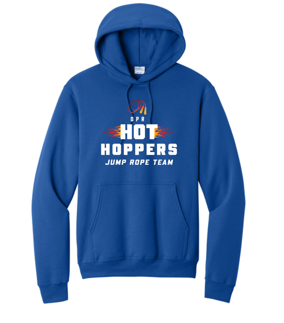 OPR Hot Hoppers - Unisex Fleece Pullover Hooded Sweatshirt (PC78H)