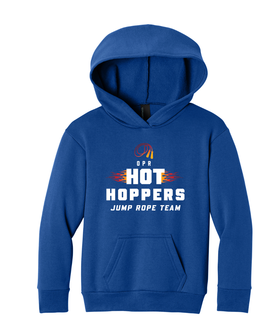 OPR Hot Hoppers- Youth Easy Fleece Pullover Hooded Sweatshirt (PC68YH)