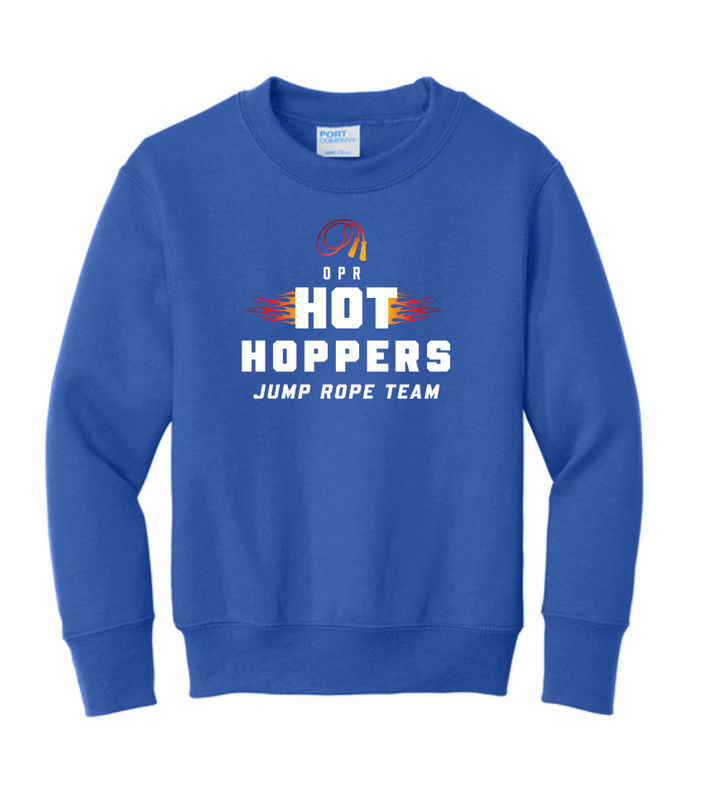 OPR Hot Hoppers - Youth Core Fleece Crewneck Sweatshirt (PC90Y)
