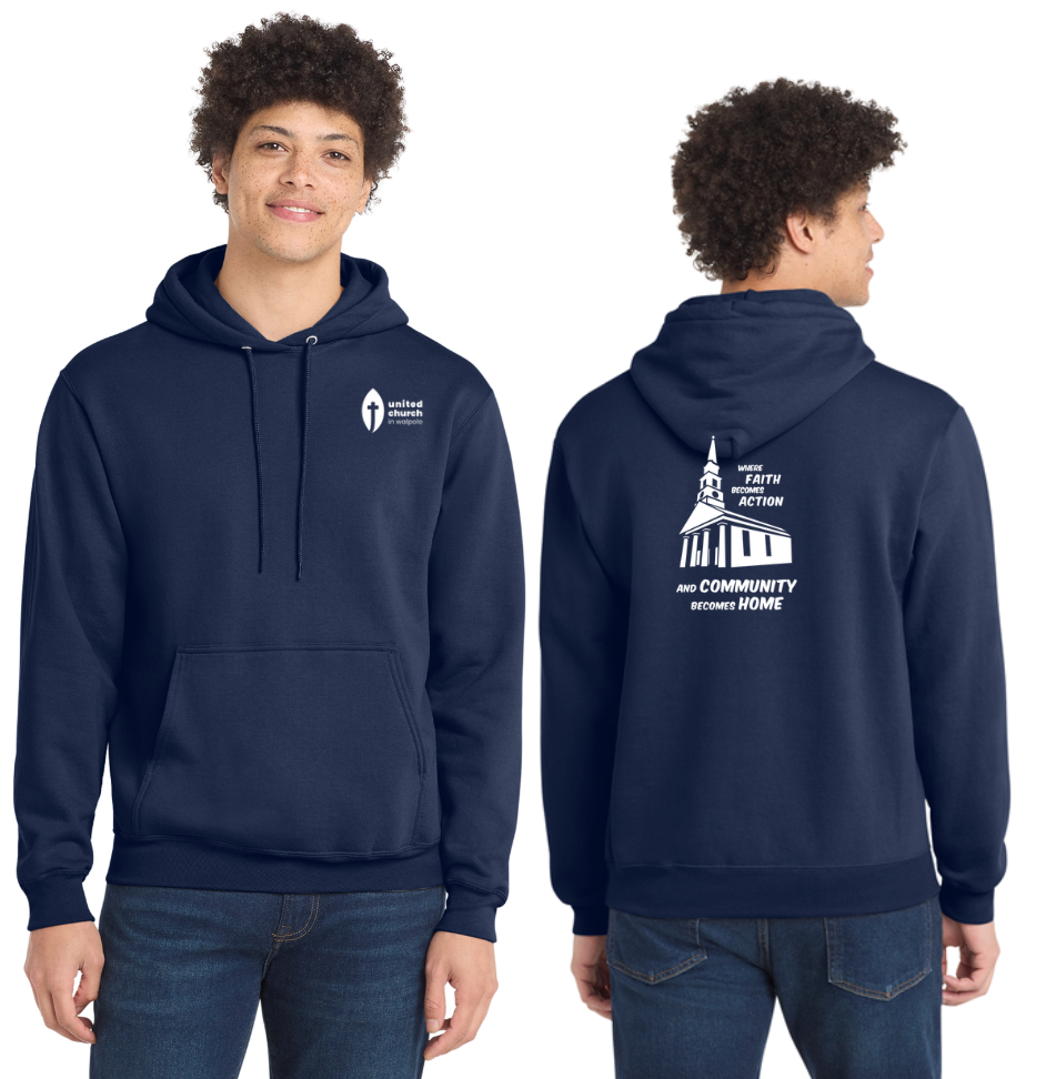 United Church Walpole - Unisex Fleece Pullover Hooded Sweatshirt (PC78H)
