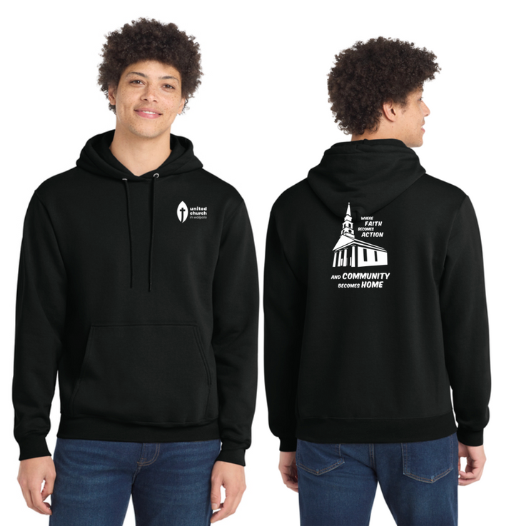 United Church Walpole - Unisex Fleece Pullover Hooded Sweatshirt (PC78H)