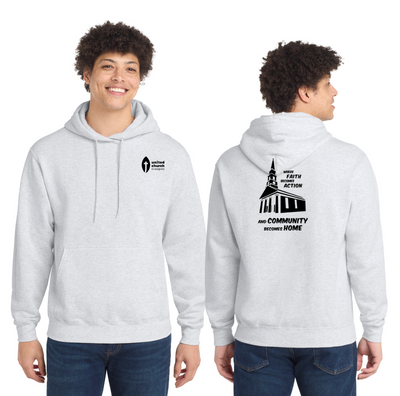 United Church Walpole - Unisex Fleece Pullover Hooded Sweatshirt (PC78H)