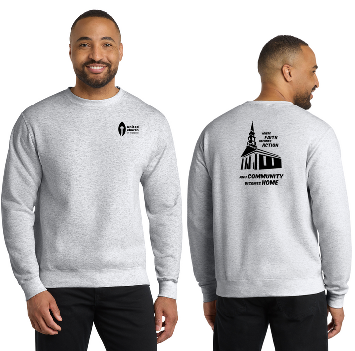 United Church of Walpole - Unisex Core Fleece Crewneck Sweatshirt (PC78)
