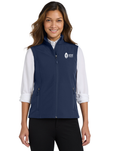 United Church Walpole - Women's Core Soft Shell Vest (L325)