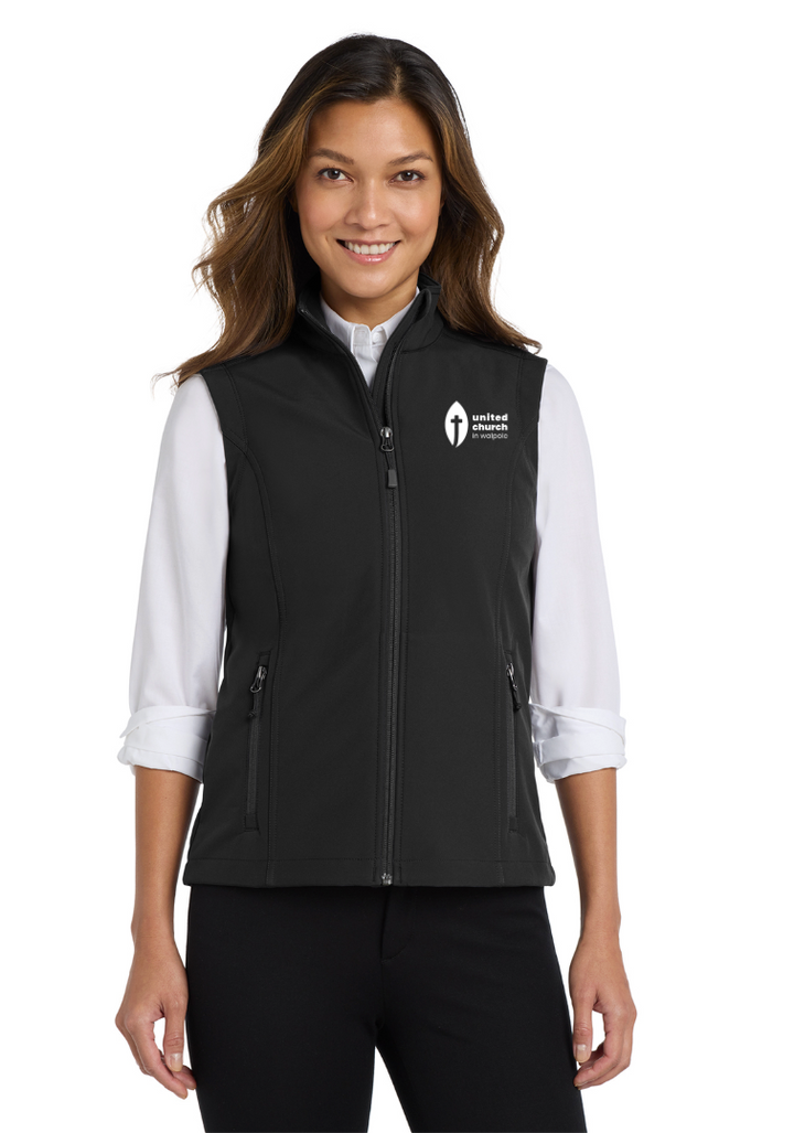 United Church Walpole - Women's Core Soft Shell Vest (L325)