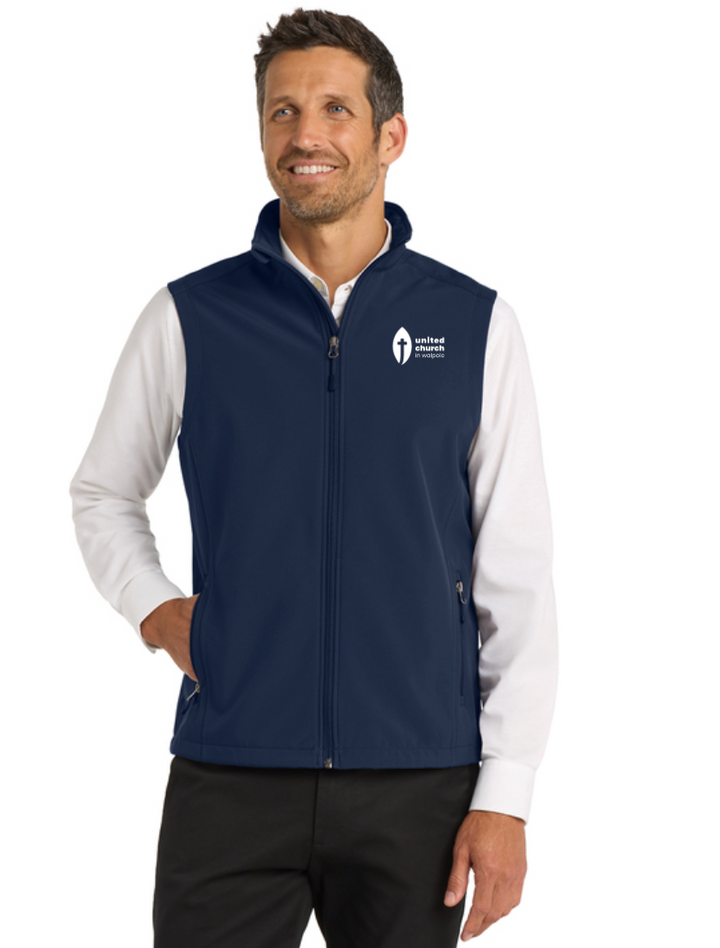 United Church Walpole - Men's Core Soft Shell Vest (J325)