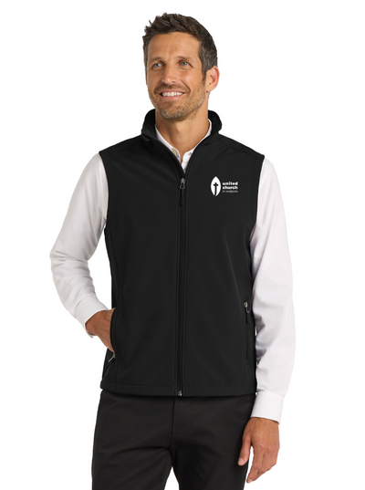 United Church Walpole - Men's Core Soft Shell Vest (J325)