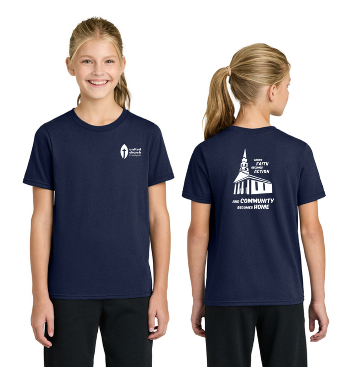 United Church Walpole-Youth Easy Cotton Tee (PC43Y)