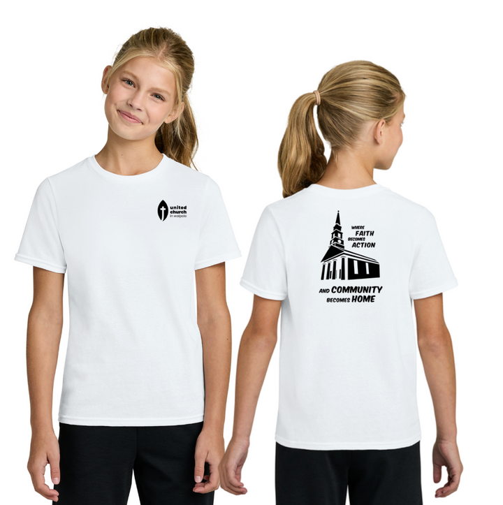 United Church Walpole-Youth Easy Cotton Tee (PC43Y)