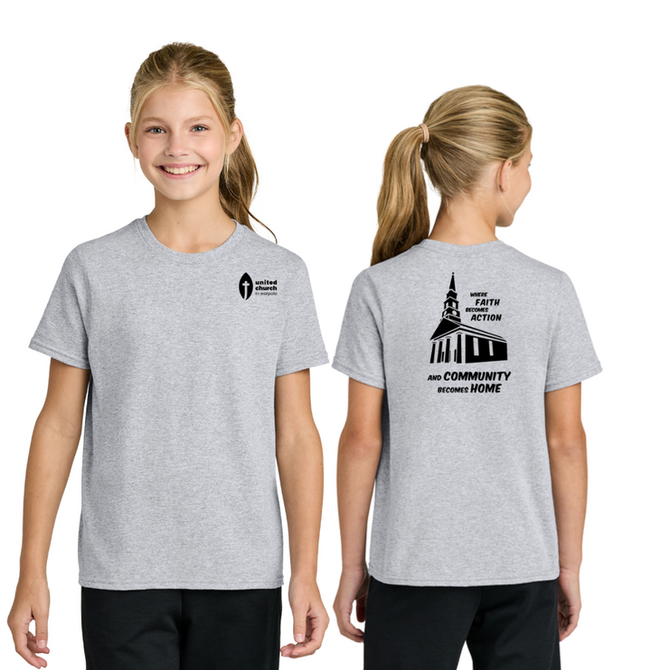 United Church Walpole-Youth Easy Cotton Tee (PC43Y)