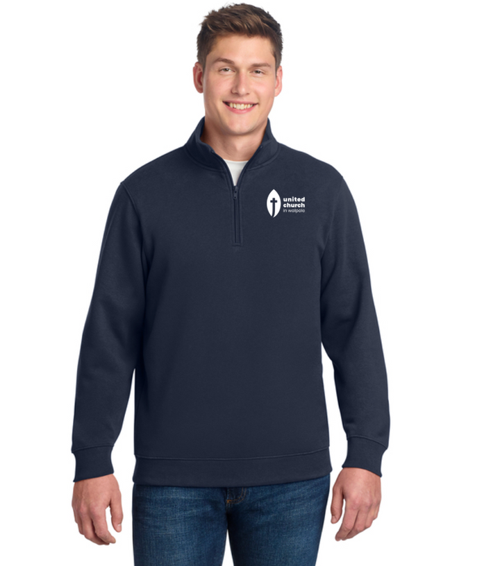 United Church Walpole- 1/4-Zip Sweatshirt (ST253)